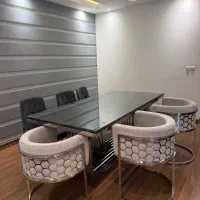 میز نهار خوری صندلی استیل