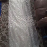 پرده تور و زیر پرده ای عرض ۳۹۰ و ارتفاع ۲۹۰|پرده، رانر، رومیزی|تهران, نازی‌آباد|دیوار