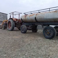 تراکتور با تانکر آب و بیل جلو 4جک|خودرو سنگین|گمیشان, |دیوار