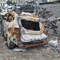 جکs5 /خودرو آسیب دیده جنگ/ تصادفی نیست