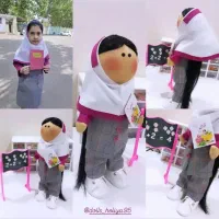 عروسک از روی لباس فرم مدرسه  و عروسک معلم|اسباب‌‌بازی|قزوین, |دیوار