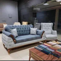 مبل 8 نفره چستر مدل Paris / طرح تعویض