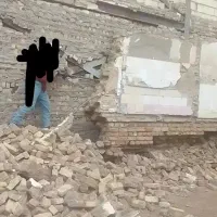 تخریب ساختمان دیوارسقف کندکاری زمین فاضلاب