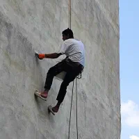 اجرای عایق رطوبتی نانو آب بندی دیوارسنگ سیمان راپل