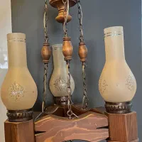 لوستر چوبی