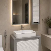 روشویی کابینتی تمام pvc مدل جنرال