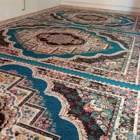 فرش فیروزه ای 3عدد|فرش|دهدشت, |دیوار