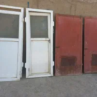 2درب اهنی 2درب آلومینیوم با چارچوب