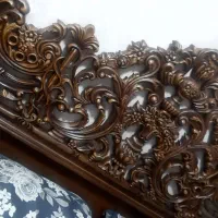 تخت دو نفره تمام چوب