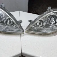 جفت چراغ جلو،جلو پنجره وراهنما بغل تیبا فابریکی