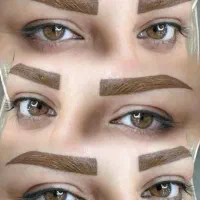 فیبروز.میکرو ابرو.کاورتتوهای قدیمی۷۰۰آموزش تتو