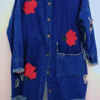 مانتو لی گلدوزی اصل ترک