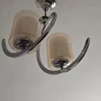 لوستر فنری سقفی دو شعله|لوستر و چراغ آویز|اندیشه, اندیشه فاز ۳|دیوار