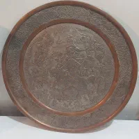 دیوار کوب مس و پارچ برنج قدیمی