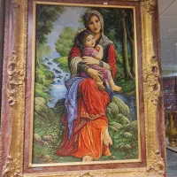 تابلو فرش مهرمادری