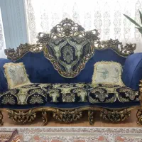 مبل سلطنتی استیل پارچه ترک