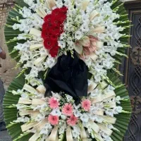 تاج گل ختم و ترحیم کد F14