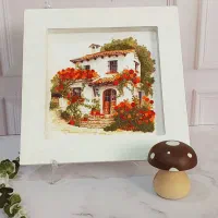 فروش تابلوهای گلدوزی|تابلو، نقاشی، عکس|تهران, آبشار تهران (دریاچه)|دیوار