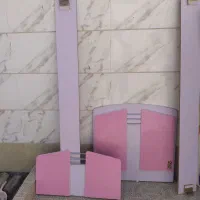 با سلام تخت یک نفره با تشک و کف تخت و رو تختی|تخت و سرویس خواب|تربت‌حیدریه, شهرک ولیعصر|دیوار