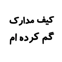 کیف مدارک را گم کرده ام به اسم محراب قلی زاده