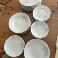 سرویس چینی شش نفره|ظروف سرو و پذیرایی|کیش, |دیوار
