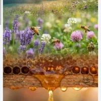 عسل صدرصد طبیعی کوه های حیدریه نیشابور