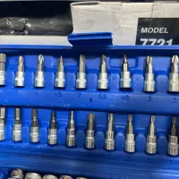 ست جعبه بکس و بیت ۴۶پارچه ۱/۴ فوق اقتصادی|ابزارآلات|رشت, کوی یخ|دیوار