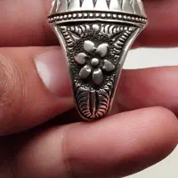 انگشتر نقره عقیق کبود