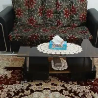 مبل راحتی ۷ نفره چرم و پارچه تمیز|مبلمان خانگی و میز عسلی|لنگرود, |دیوار