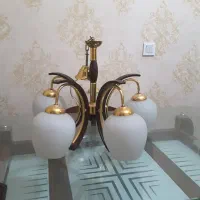 لوستر پنج شاخه نو