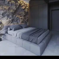 سرویس خواب ۲ نفره تخت دونفره باکس تخت چستر مدل۴۹۸