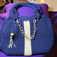 کیف مکرومه کار دست