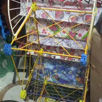 قفسه فلزی مشبک تمیز|کتابخانه، شلف، قفسه‌های دیواری|کرمانشاه, |دیوار