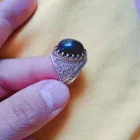 انگشتر نقره یشم
