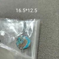 دو عدد نگین فیروزه نیشابور طبیعی بدون احیا و رنگ|جواهرات|مبارکه, |دیوار