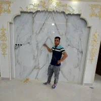 گچبری پیش ساخته دستی ترمو تی‌وی وال