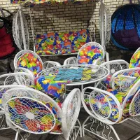 میز باغی صندلی نیمکتی بیضی ویلایی باغی و روف|مبلمان خانگی و میز عسلی|تهران, باشگاه نفت|دیوار