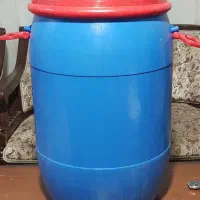 بشکه پلاستیکی ۵۰ لیتری خارجی داخل سفید