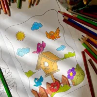 کتاب رنگ‌آمیزی کودک