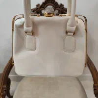 کیف دستی سفید چرم براق|کیف، کفش، کمربند|شیراز, شهرک گلستان|دیوار