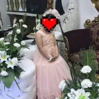 لباس عروس صورتی شیک بچه گانه