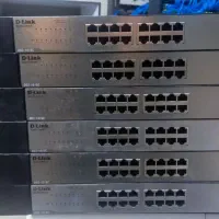 فروش سوییچ گیگ و رک مونت 16 پورت d-link (استوک)
