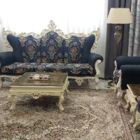 مبلمان ۷نفره چوب راش ست کامل