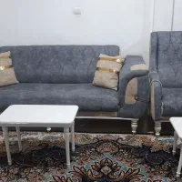 مبل هشت نفره مدل چستر همراه یک میز و سه عسلی|مبلمان خانگی و میز عسلی|چهاردانگه (تهران), |دیوار