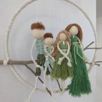 تعدادی دیوارکوب فرشته مکرومه|صنایع دستی و سایر لوازم تزئینی|شهریار, شهریار|دیوار