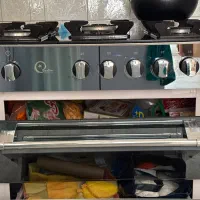 گاز پنج شعله طرح فر تمام آینه ای جادار|اجاق گاز و لوازم برقی پخت‌وپز|تهران, شهرآرا|دیوار