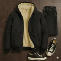 کاپشن مردانه ضدآب داخل خز مدل FurNova / تنخور خاص