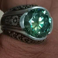 انگشتر موزانایت نقره اصل
