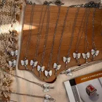 گردنبند پاپیون استیل از برندysx زنجیر ۵۰سانت