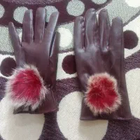 دستکش چرم تو خز نو